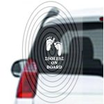 Baby on board (egyedi névvel) - autómatrica, autódekor