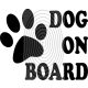 Dog on Board - autómatrica, autódekor