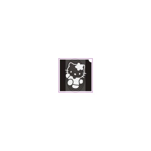 Hello Kitty virággal (csss0042)