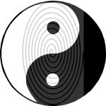 Jin és Jang - falmatrica