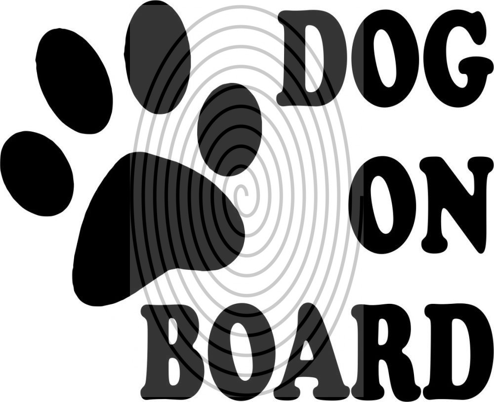 Dog on Board - autómatrica, autódekor