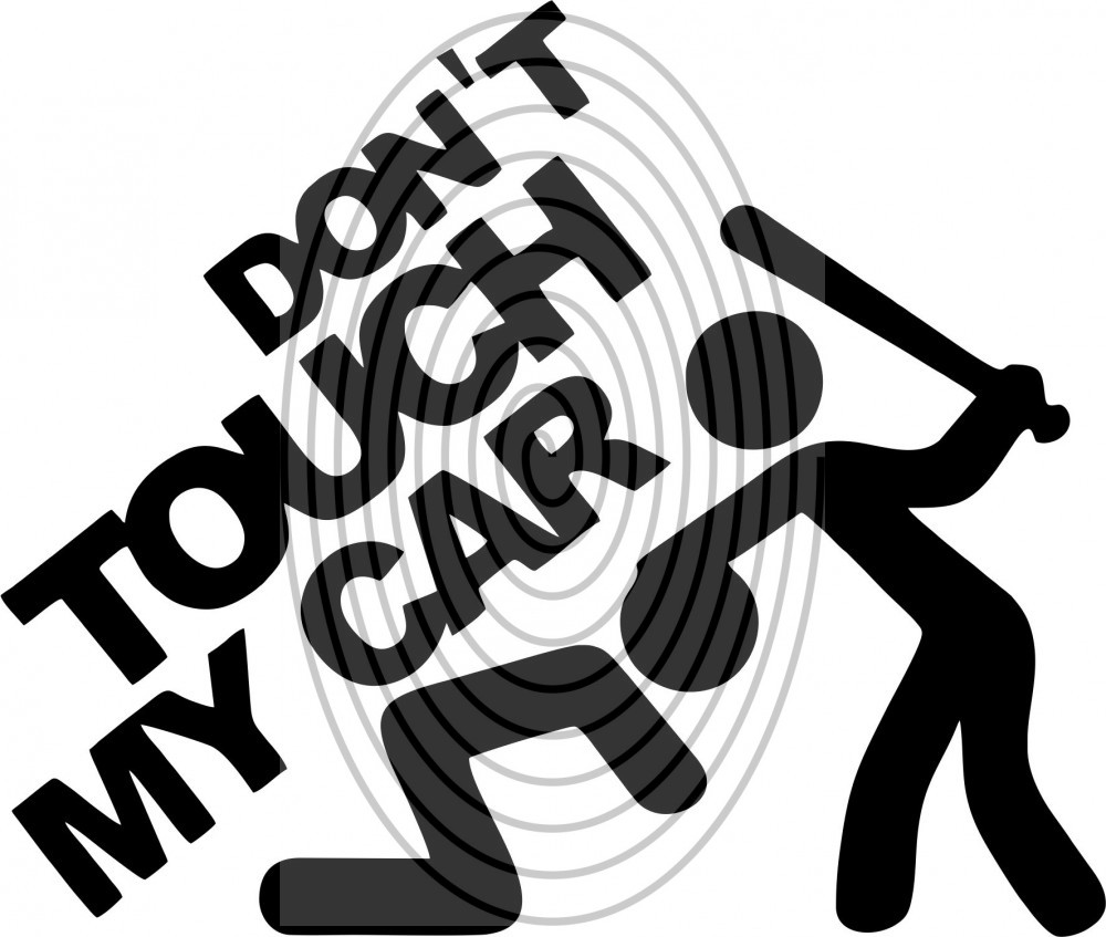 Dont touch my Car 1 - autómatrica, autódekor